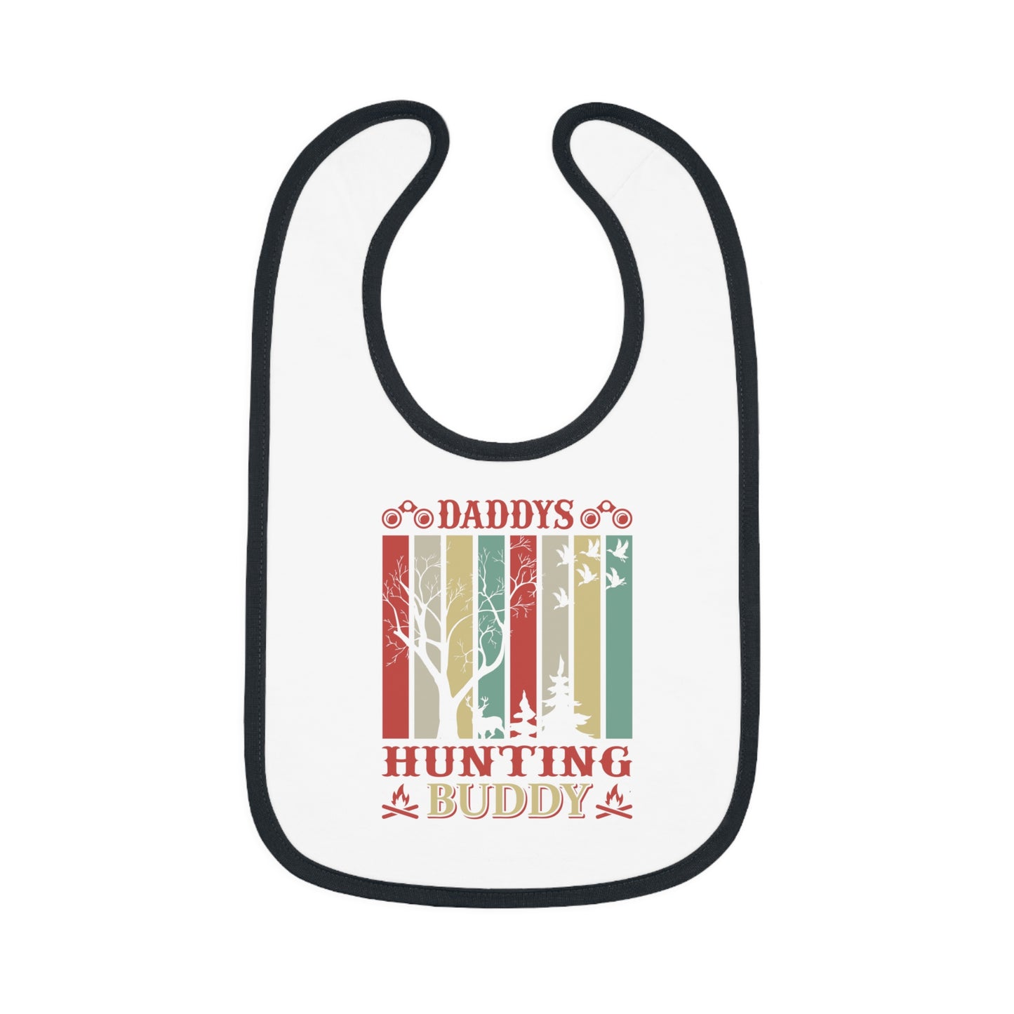 Daddy's Hunting Buddy Baby Jersey Bib