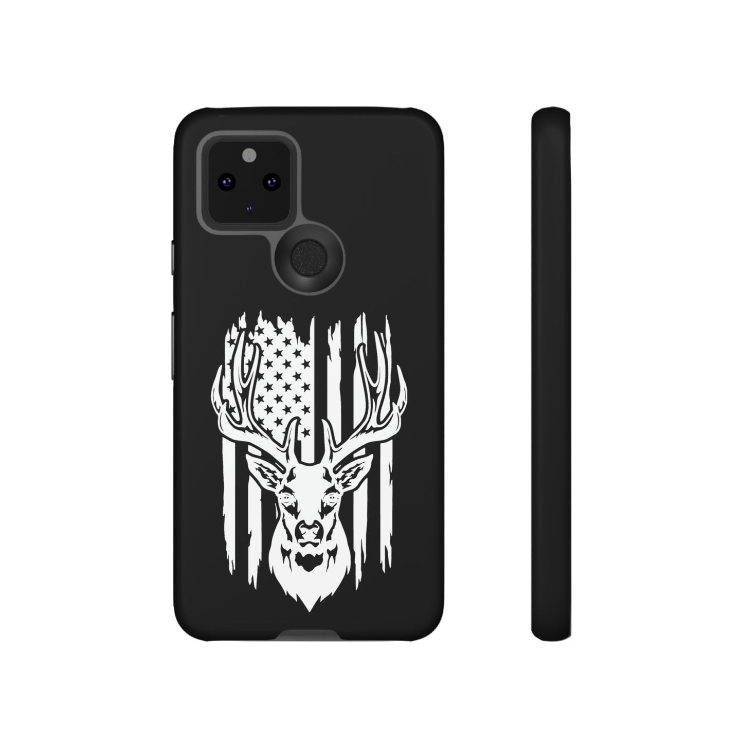 Deer Head American Flag Phone Case