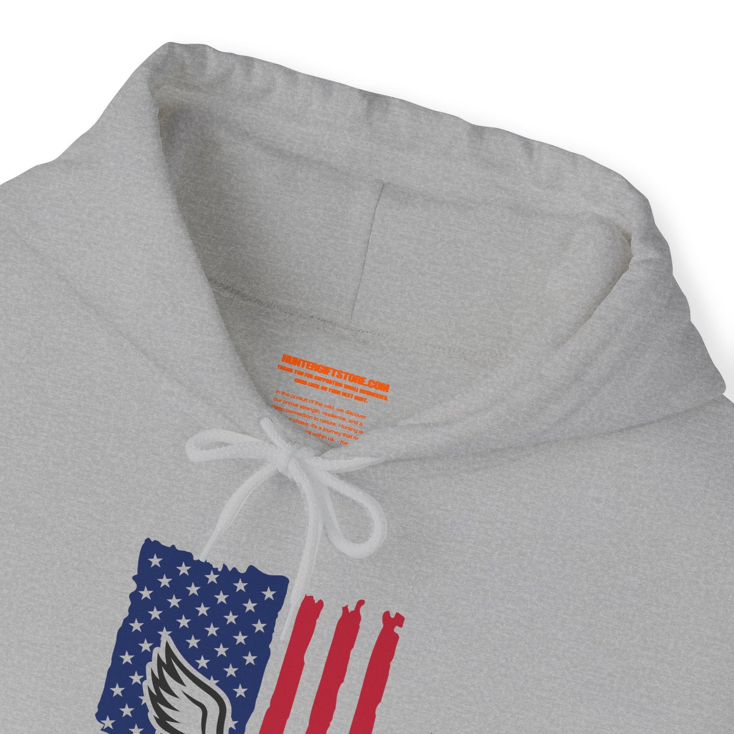 Duck American Flag Hooded Sweatshirt