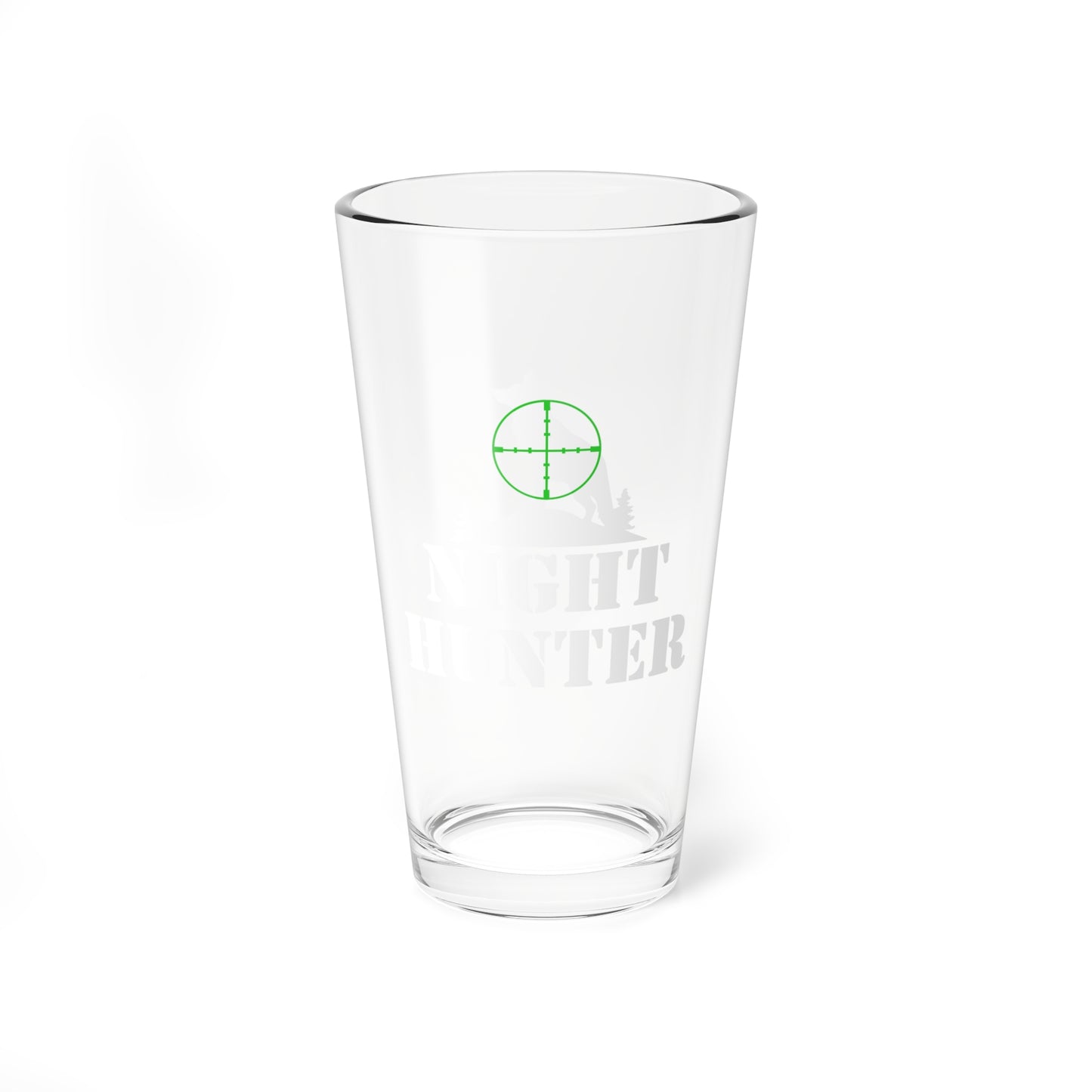 Coyote Night Hunter Green Dot Pint Glass