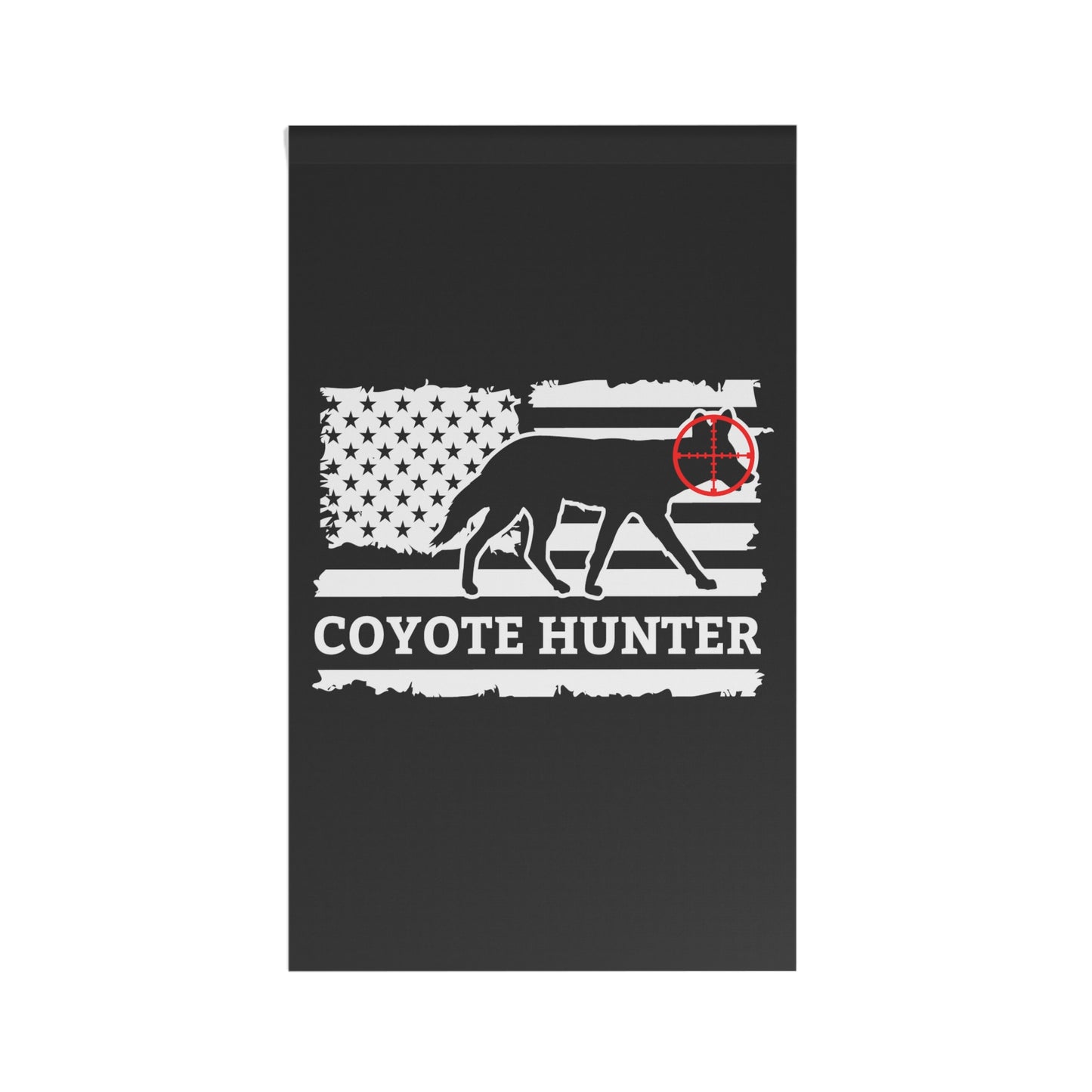 American Flag Coyote Hunter Flag