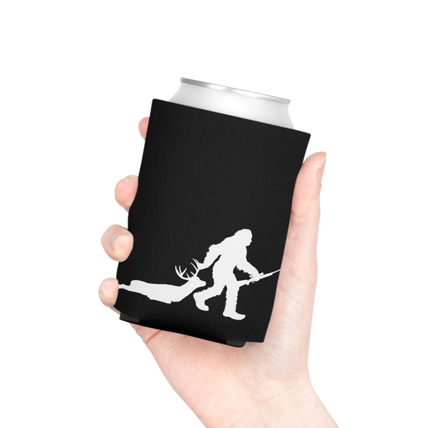 Bigfoot Dragging Dear Can Cooler