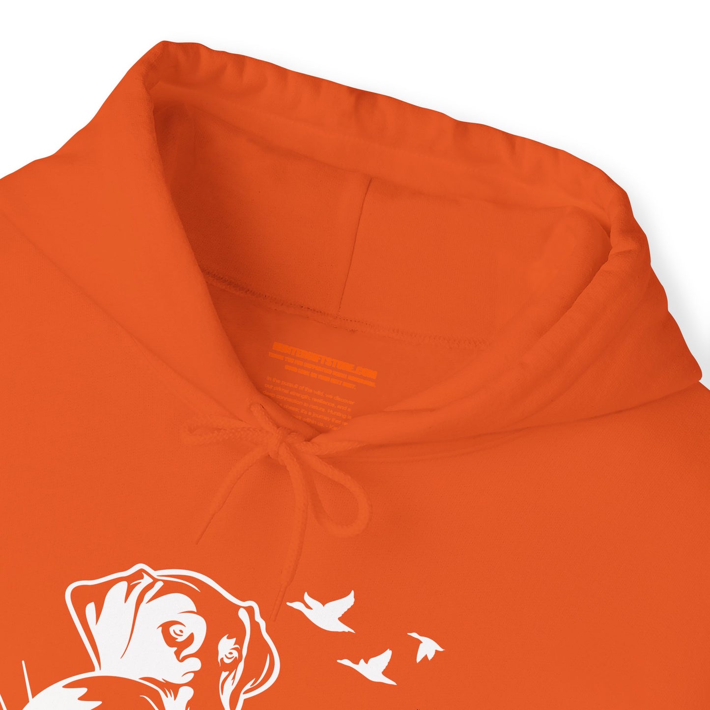 Duck Hunting Dog Scene Hooded Sweatshirt