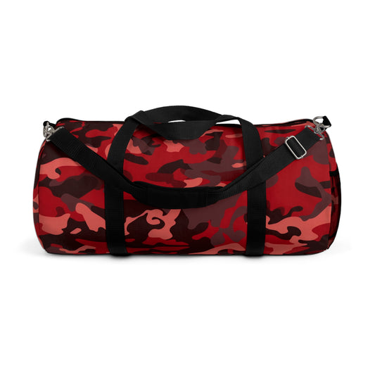 Red Camo Duffel Bag