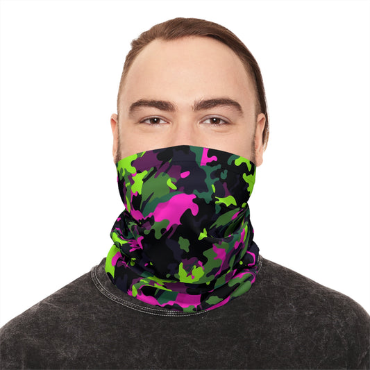 Neon Camo Neck Gaiter