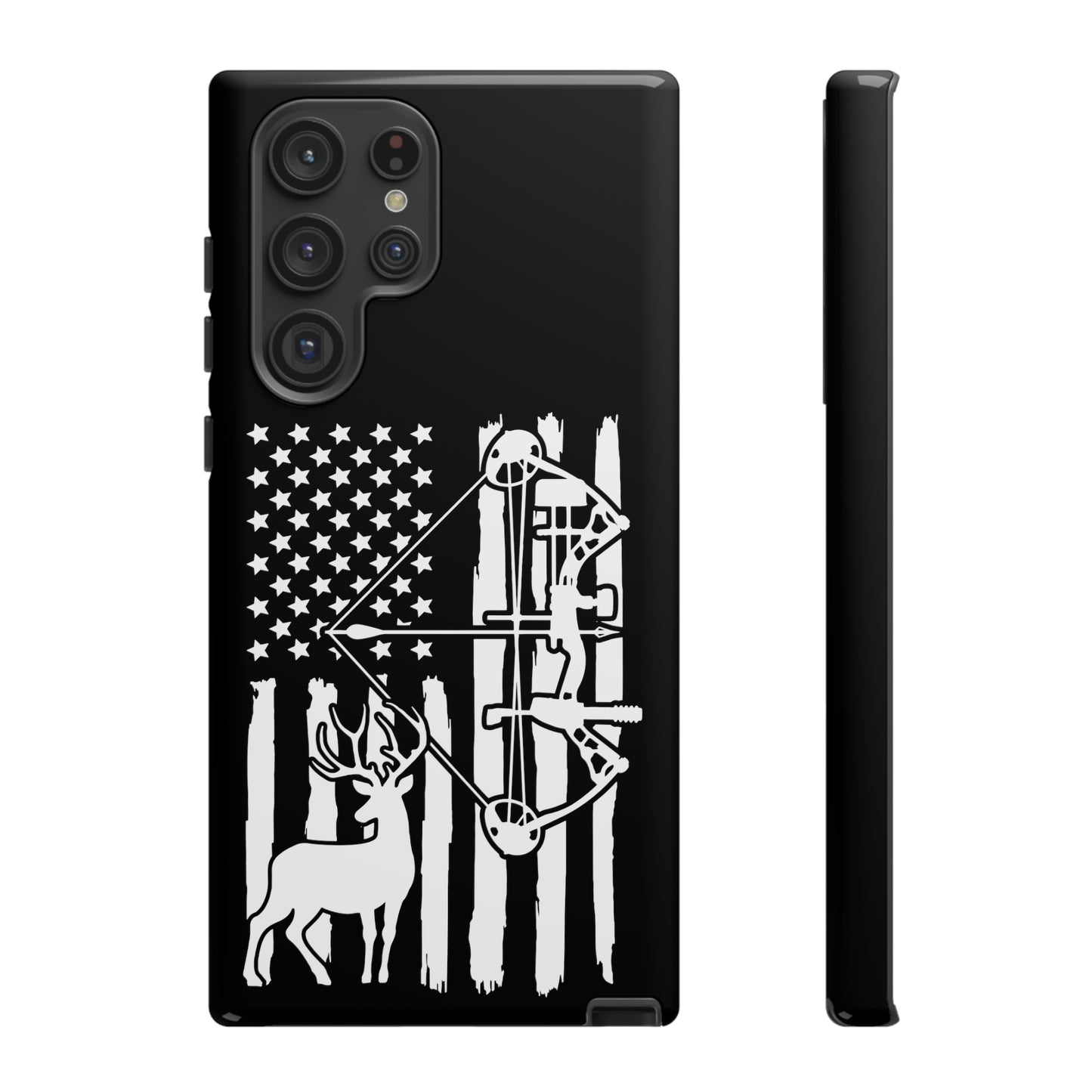 Deer Bow Hunter American Flag Phone Case