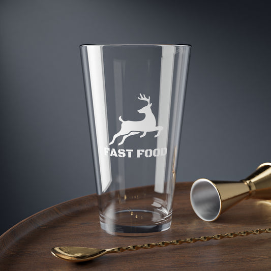 Fast Food Deer Hunting Pint Glass