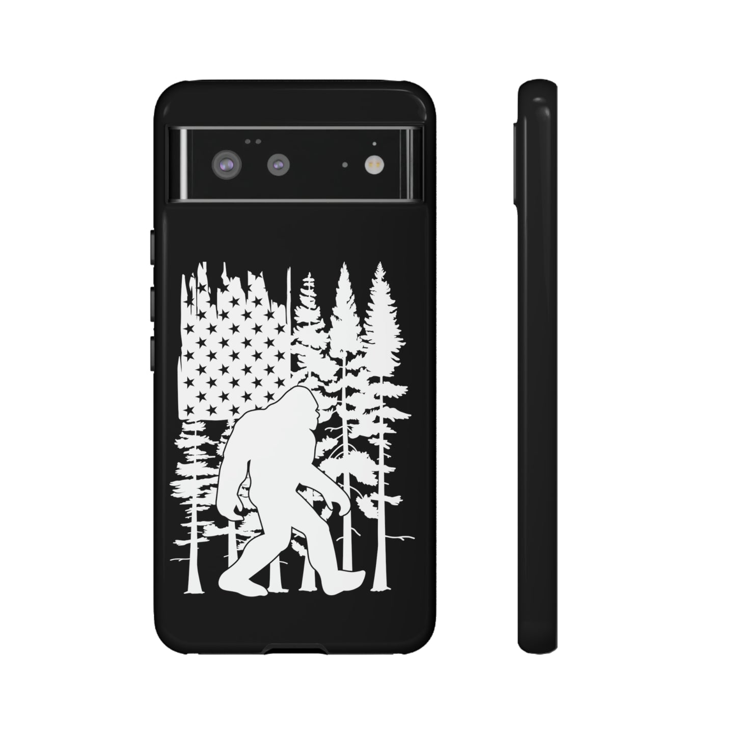 Bigfoot American Flag Phone Case