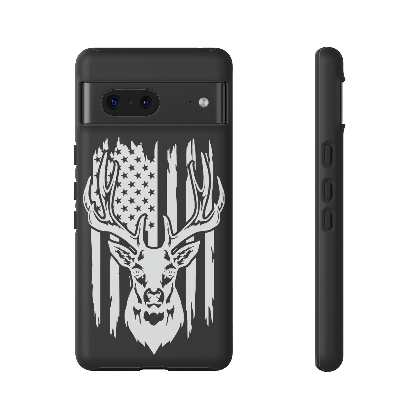 Deer Head American Flag Phone Case