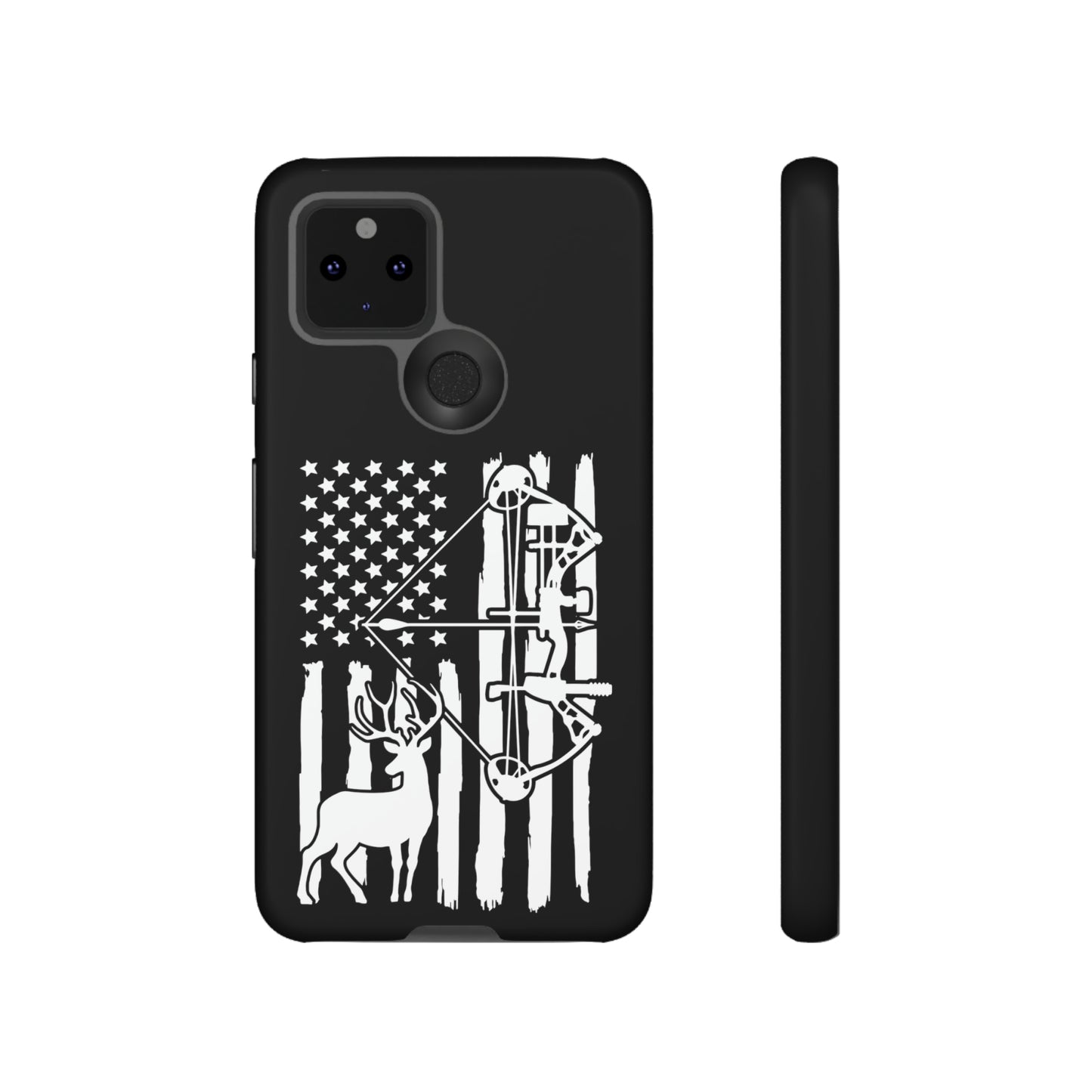 Deer Bow Hunter American Flag Phone Case