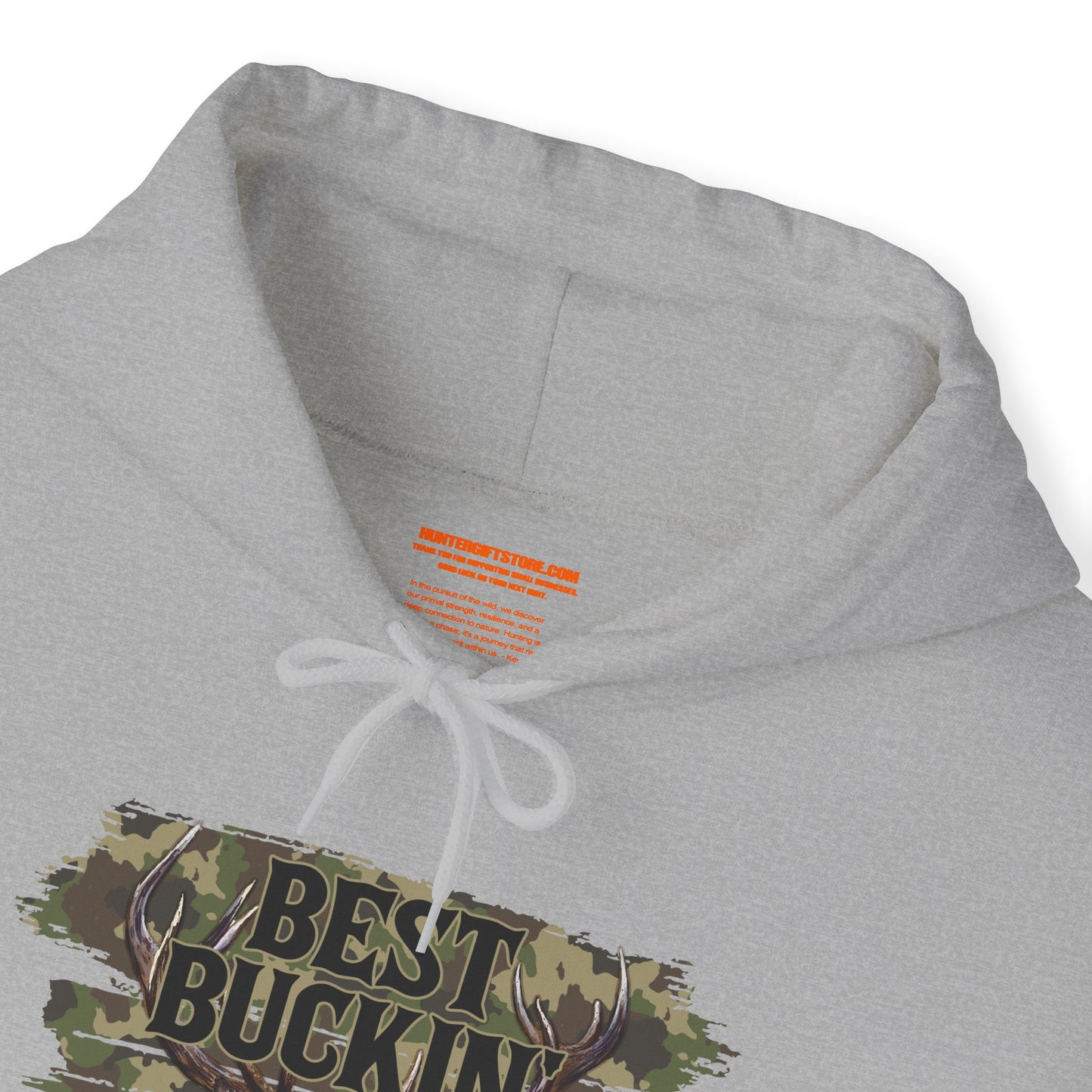 Best Buckin Dad Camo Hooded Sweatshirt