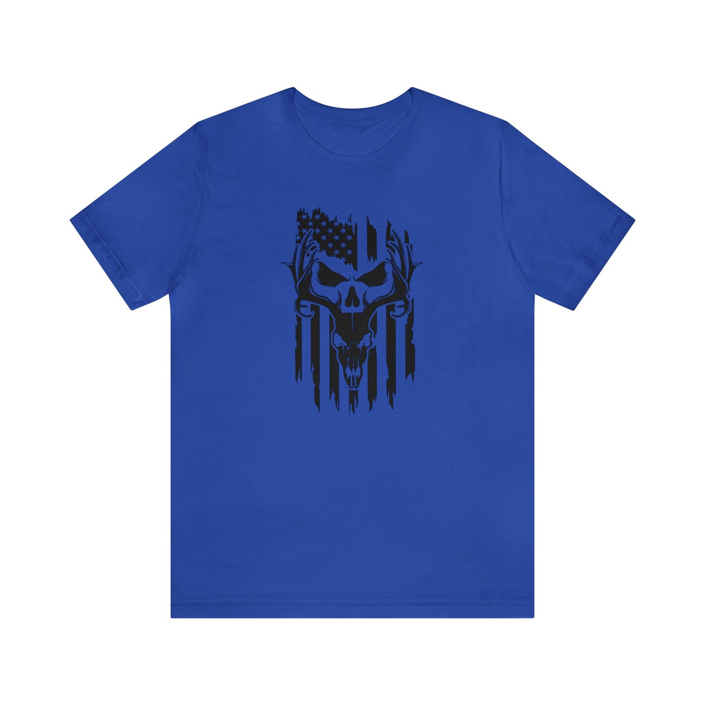 Deer Skull American Flag T-Shirt