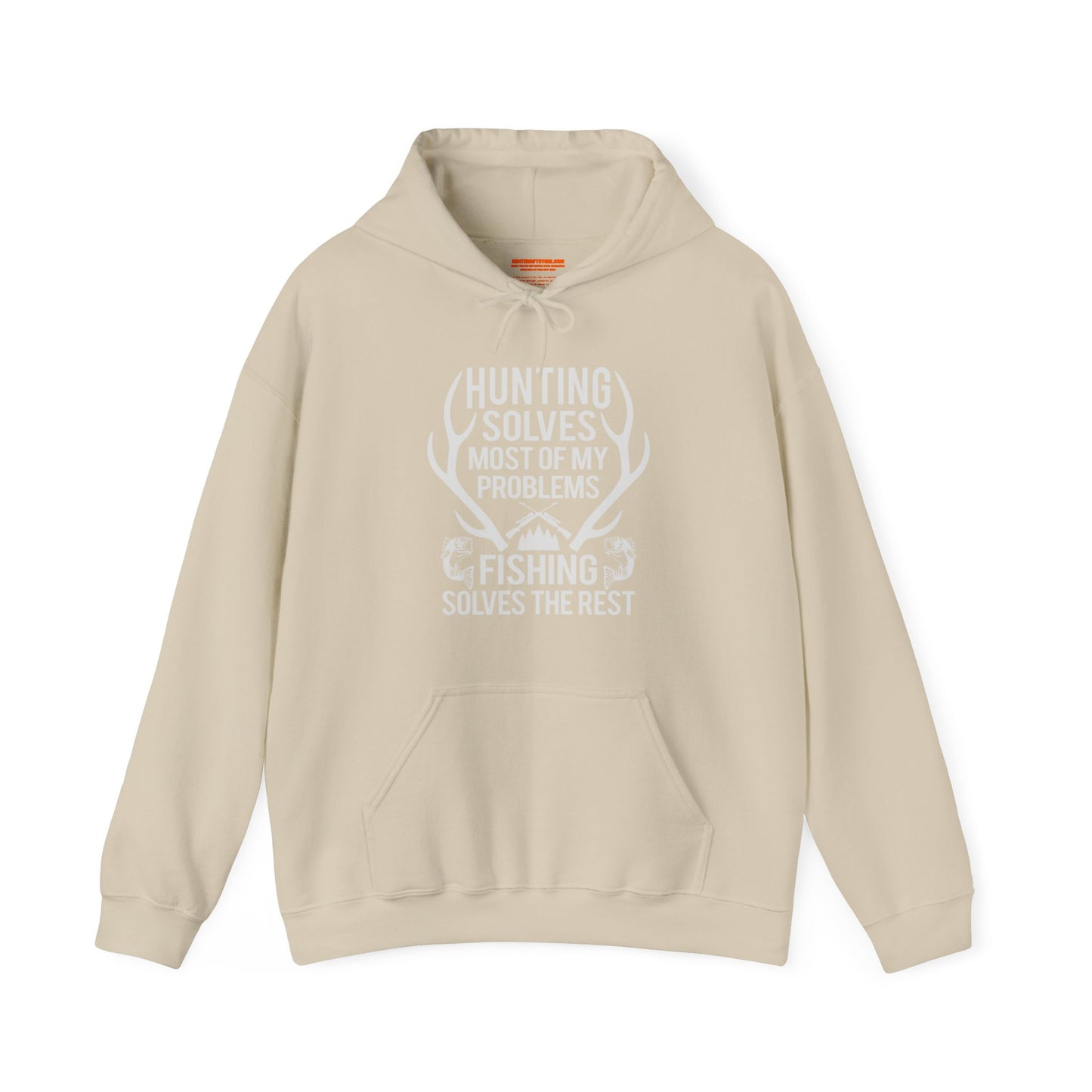 Hunting Solves Most Problems Hooded Sweatshirt