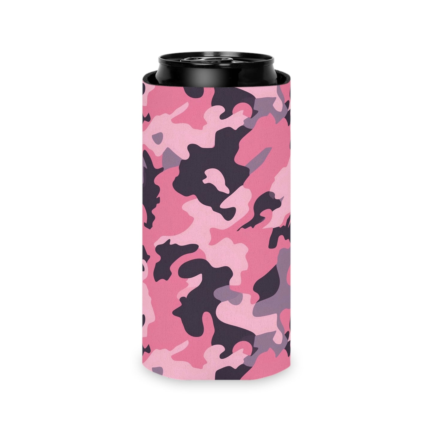 Pink Camo Can Cooler