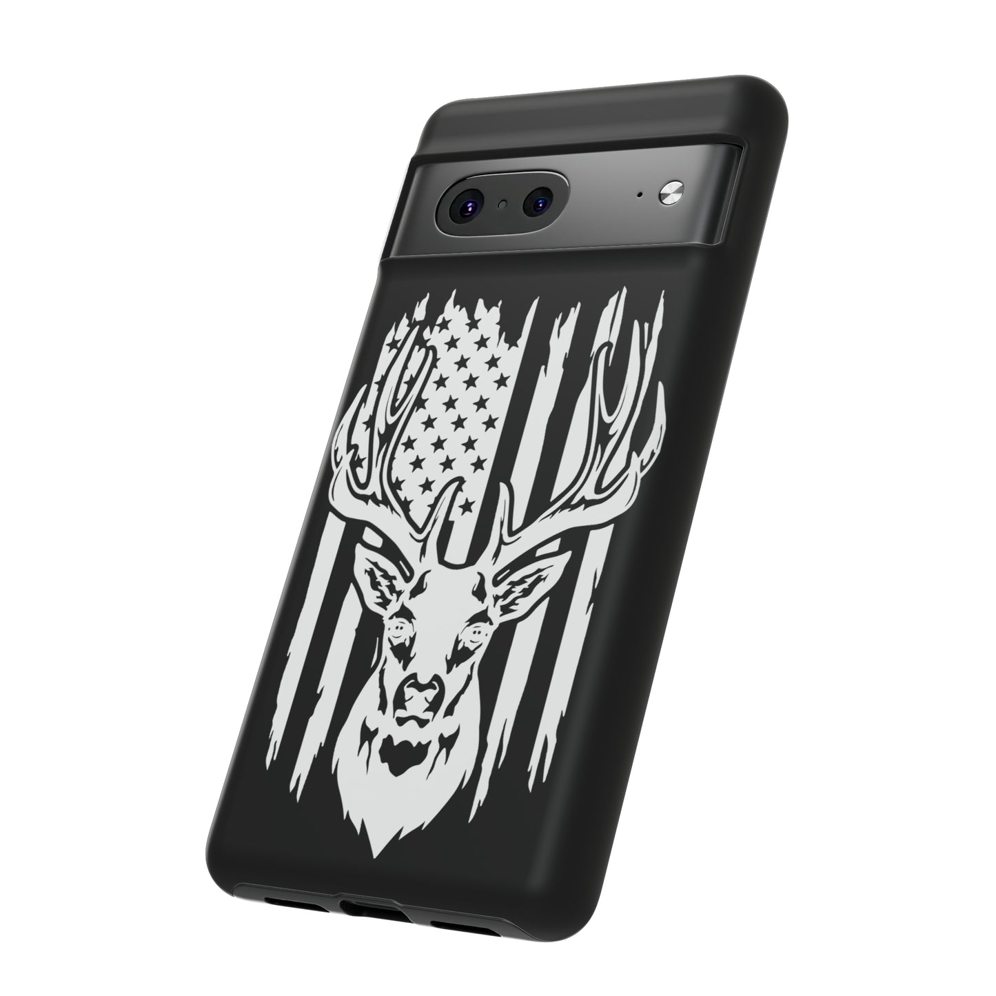 Deer Head American Flag Phone Case