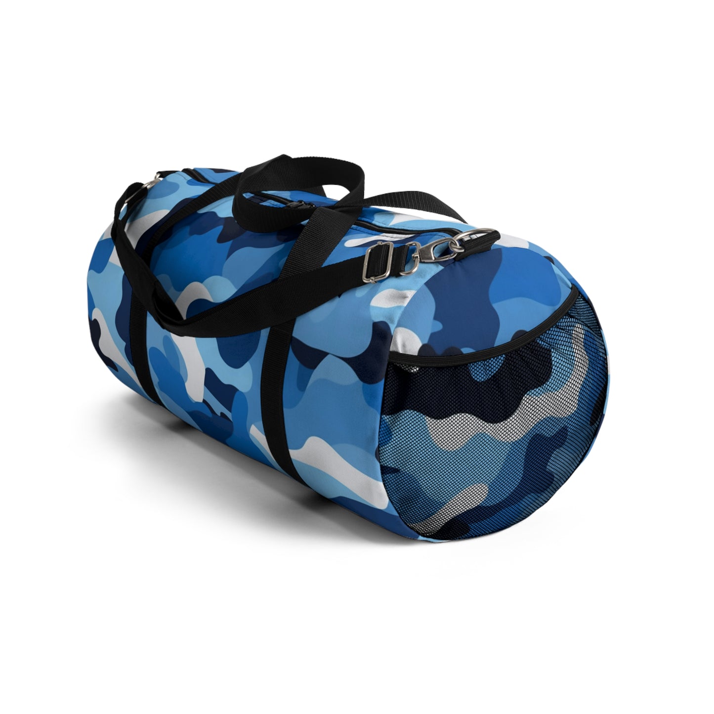 Blue Camo Duffel Bag