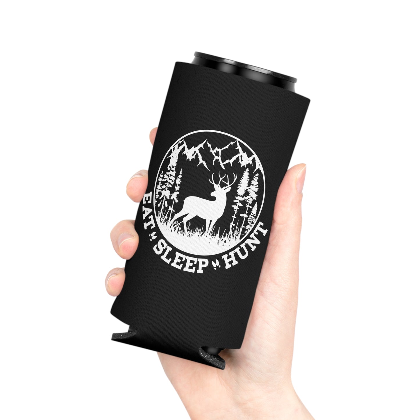 Eat Sleep Hunt Can Cooler