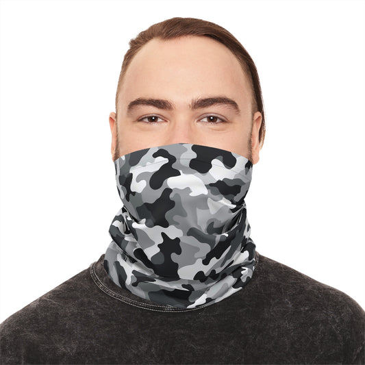 White Camo Neck Gaiter