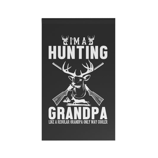 Im A Hunting Grandpa Flag