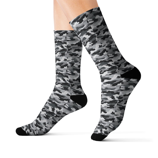 White Camo Socks