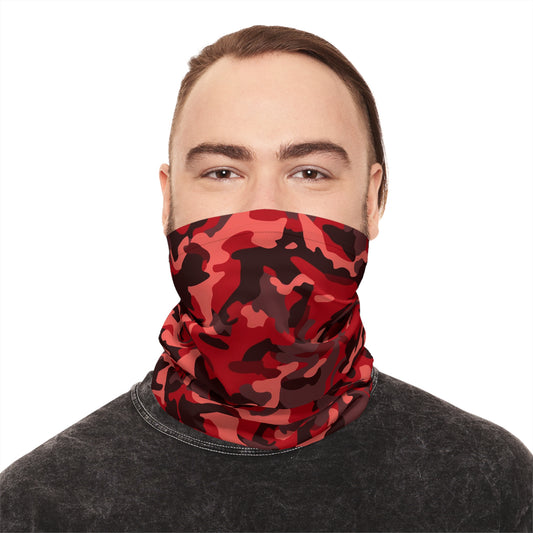 Red Camo Neck Gaiter