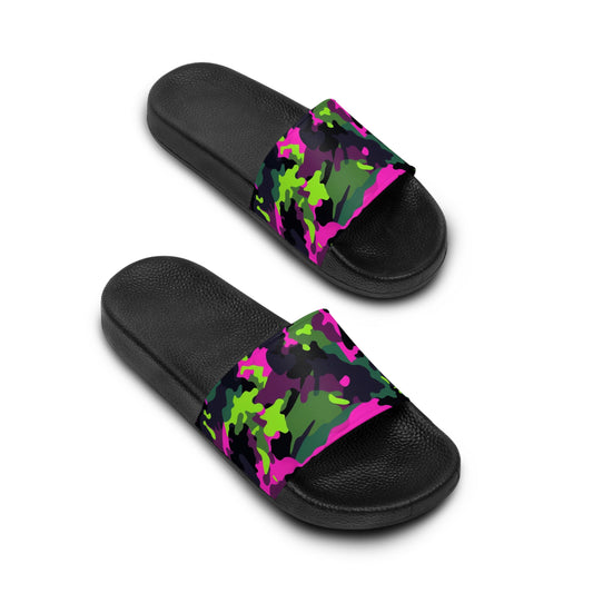 Neon Camo Slides