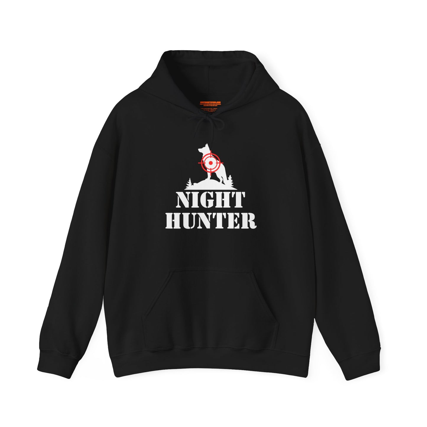 Coyote Night Hunter Red Dot Hooded Sweatshirt