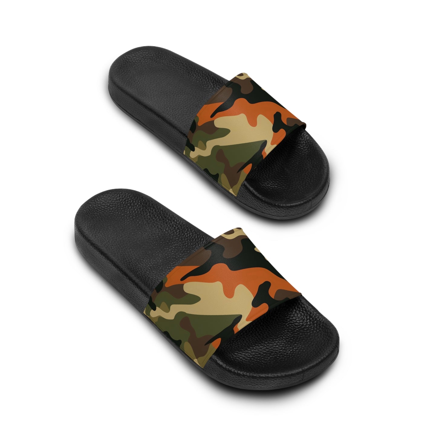 Orange Camo Slides