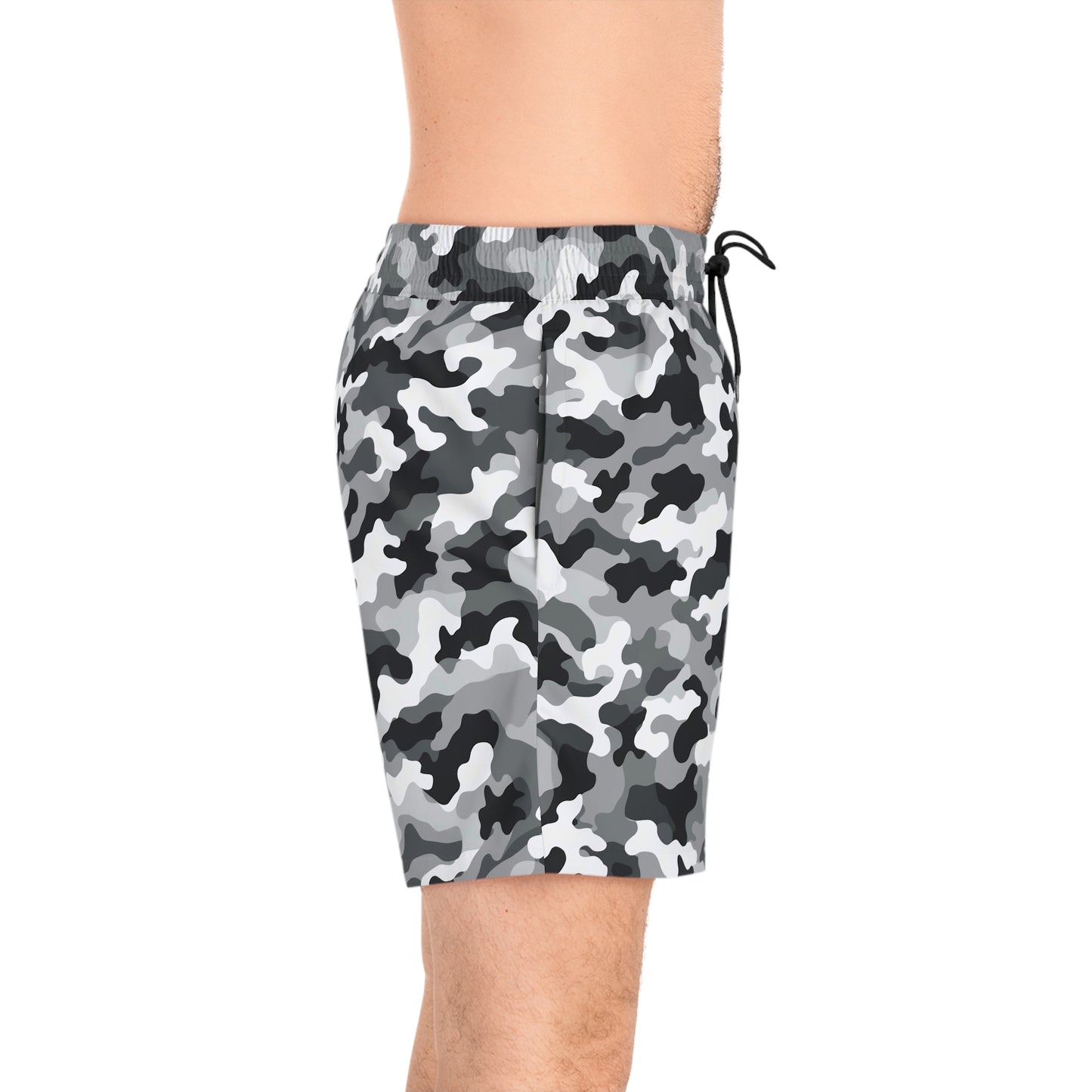 White Camo Swim Trunks