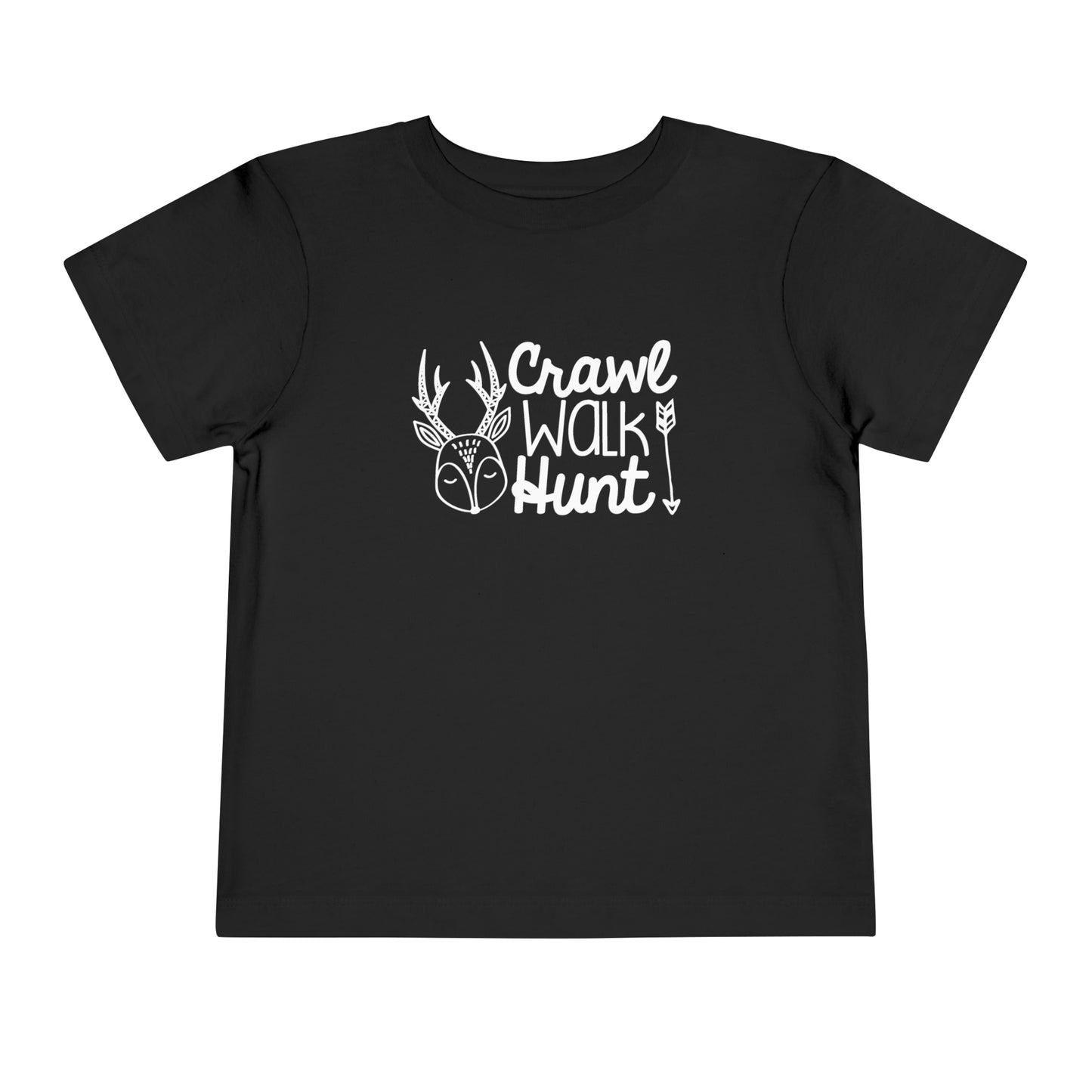 Crawl Walk Hunt Toddler T-Shirt