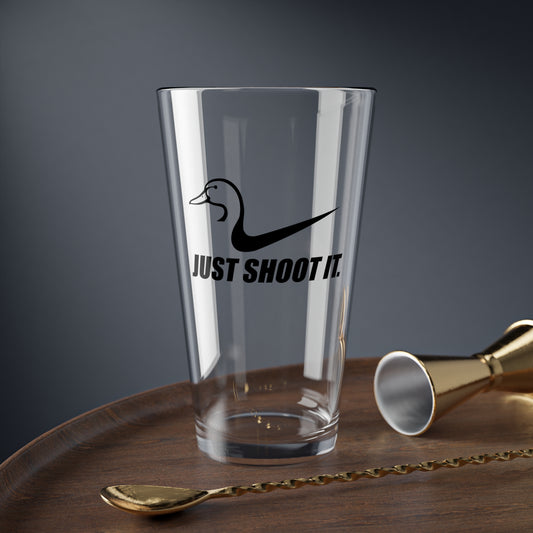 Just Shoot It Duck Hunting Pint Glass