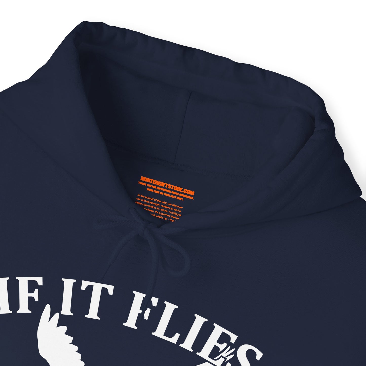 If It Flies It Dies Hooded Sweatshirt