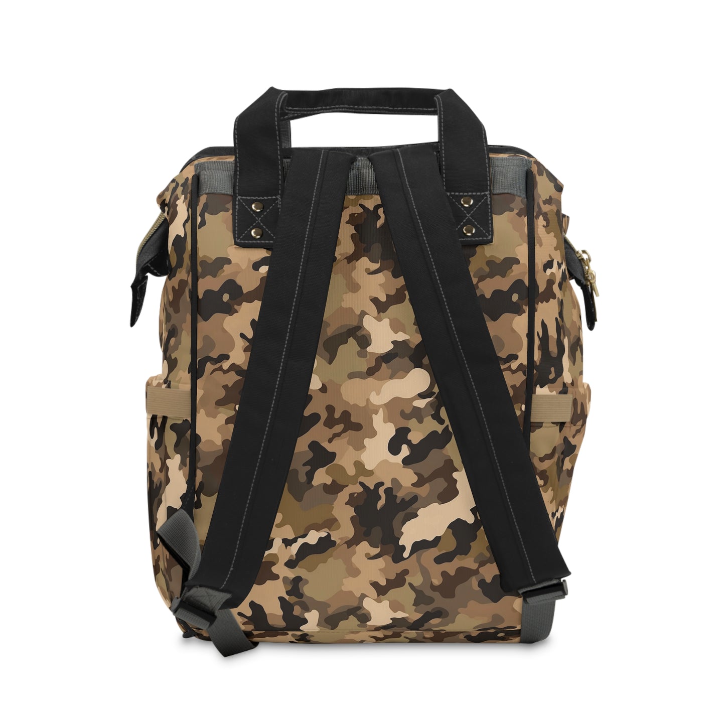 brown Camo Diaper Backpack