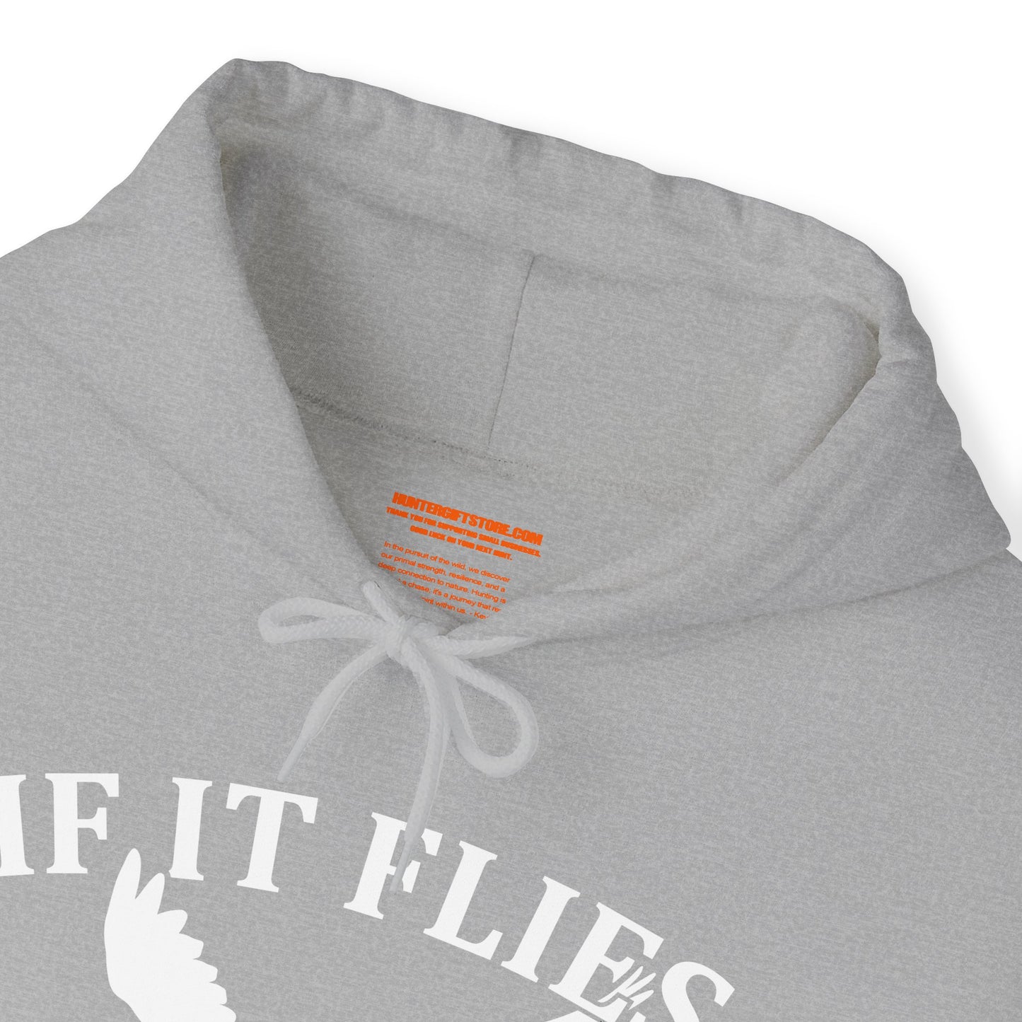 If It Flies It Dies Hooded Sweatshirt