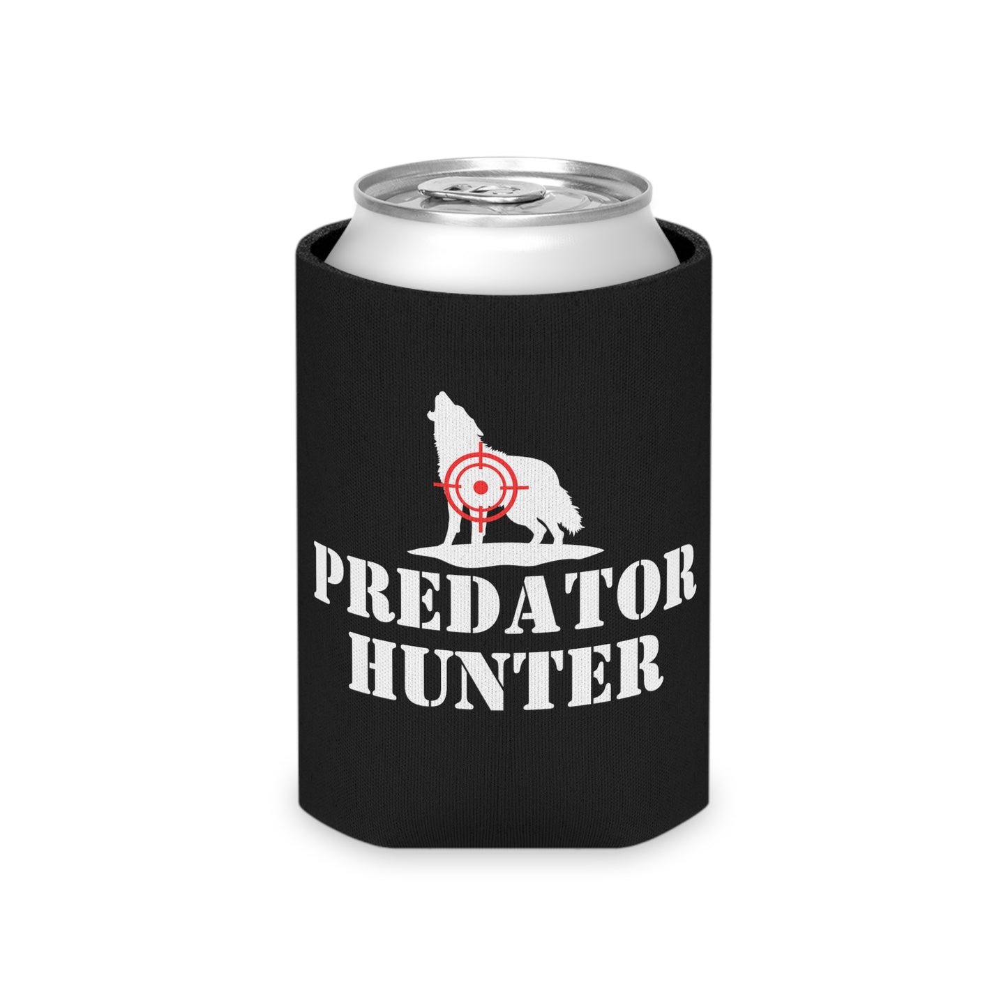 Predator Hunter Coyote Red Scope Can Cooler