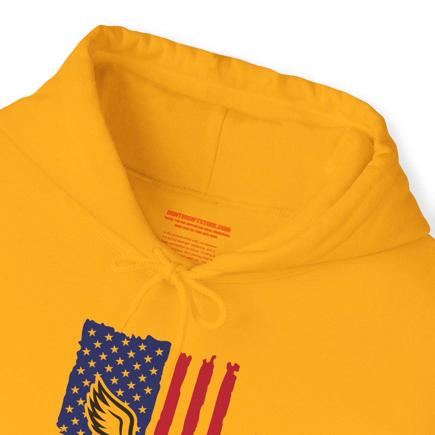 Duck American Flag Hooded Sweatshirt