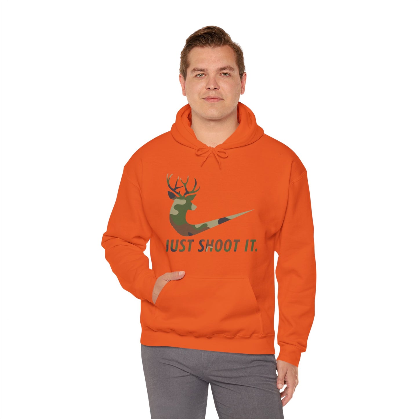 Just Shoot it Camo Hooded Sweatshirt