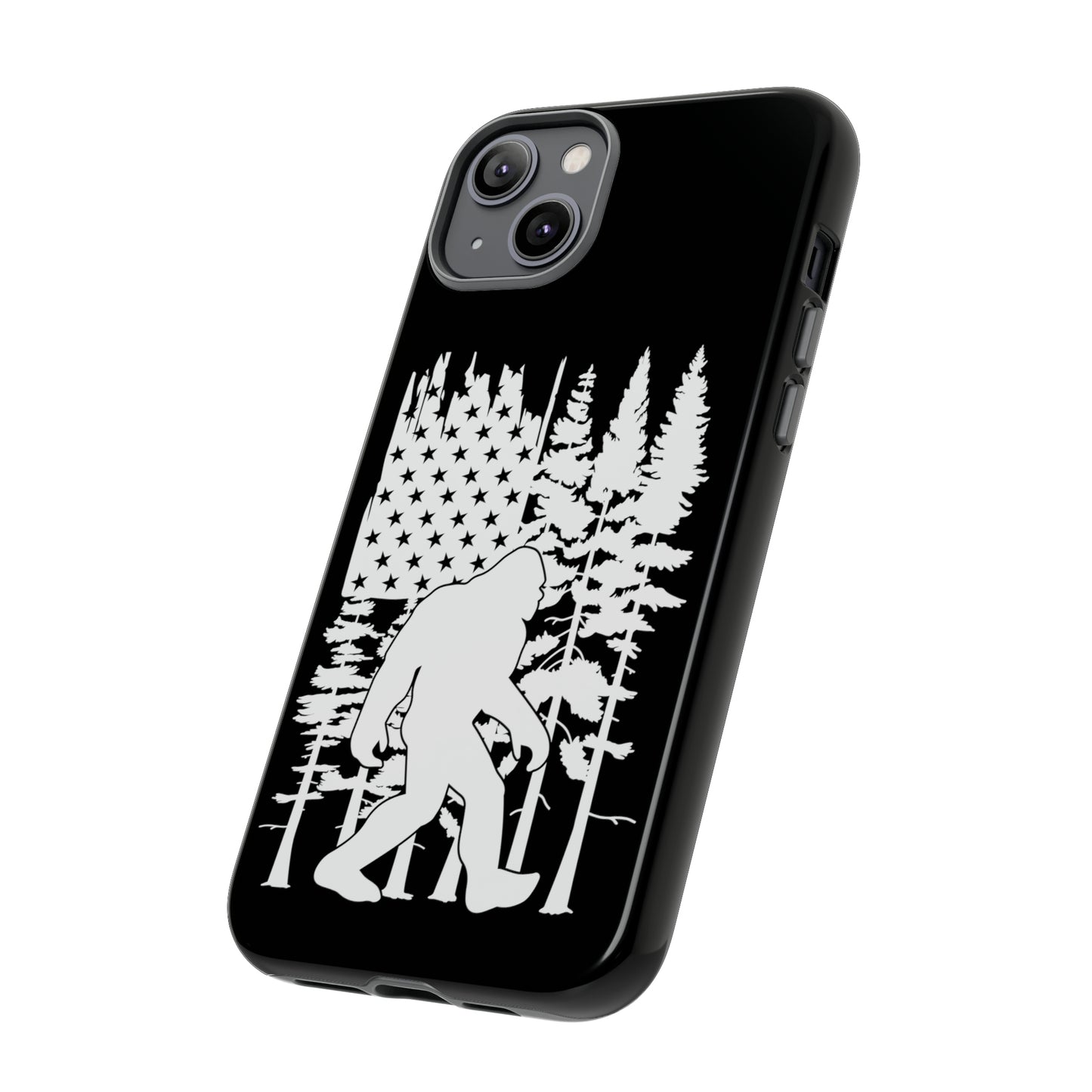 Bigfoot American Flag Phone Case