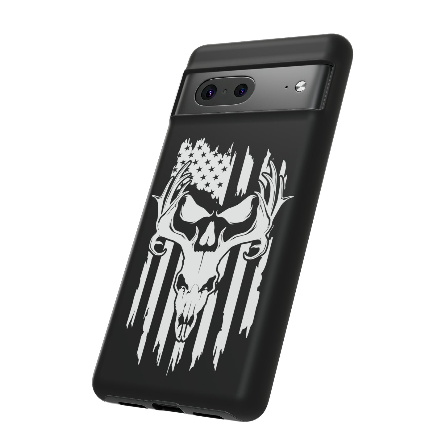 Deer Skull American Flag Phone Case