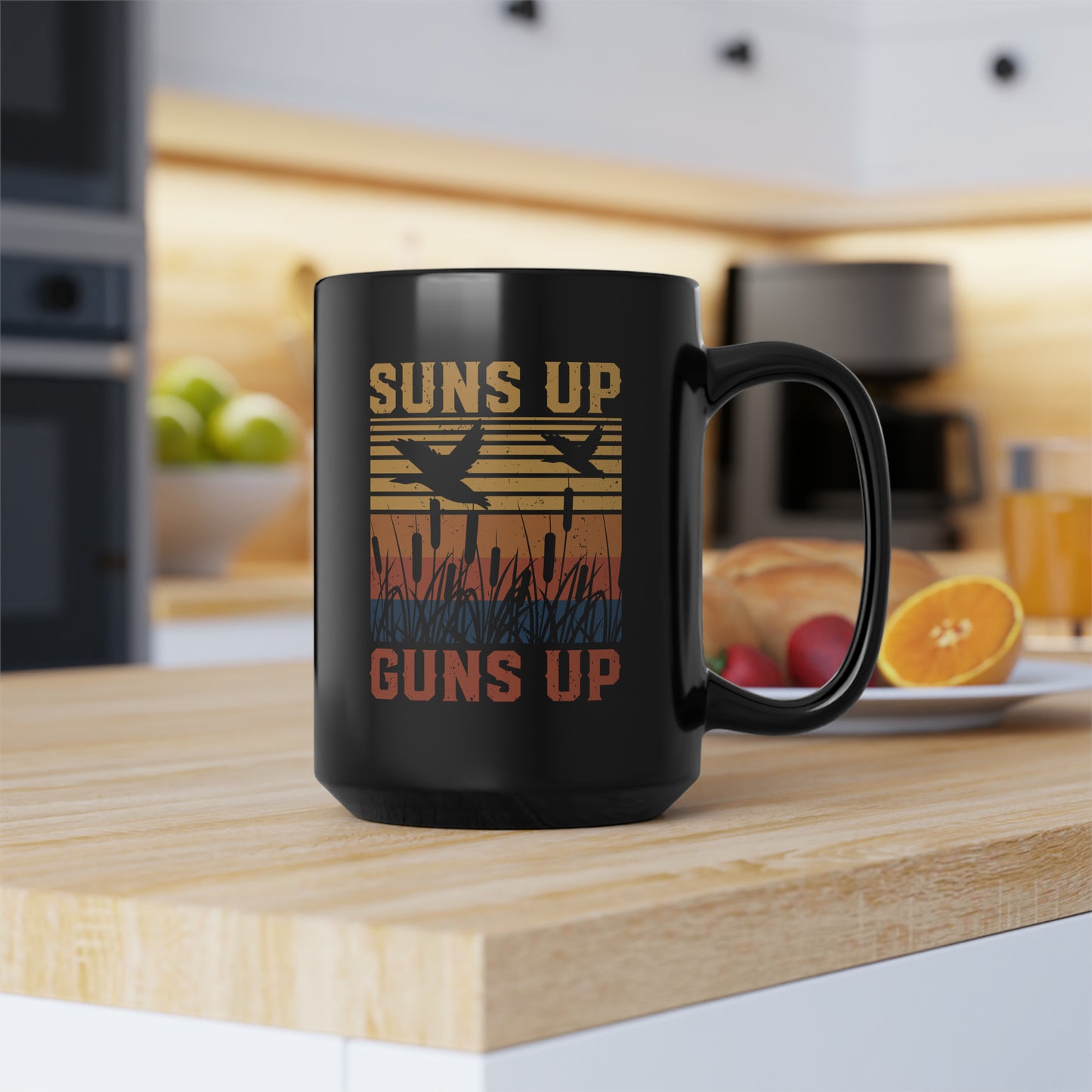 Suns Up Guns Up Duck Hunting Mug, 15oz