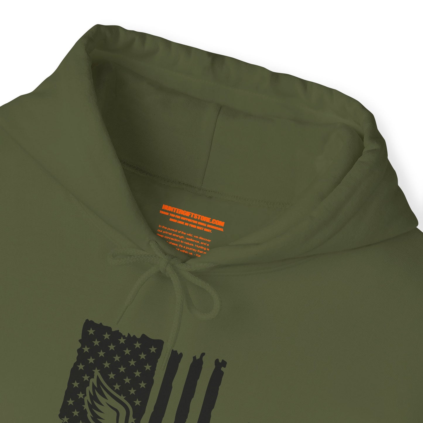 Duck American Flag Hooded Sweatshirt