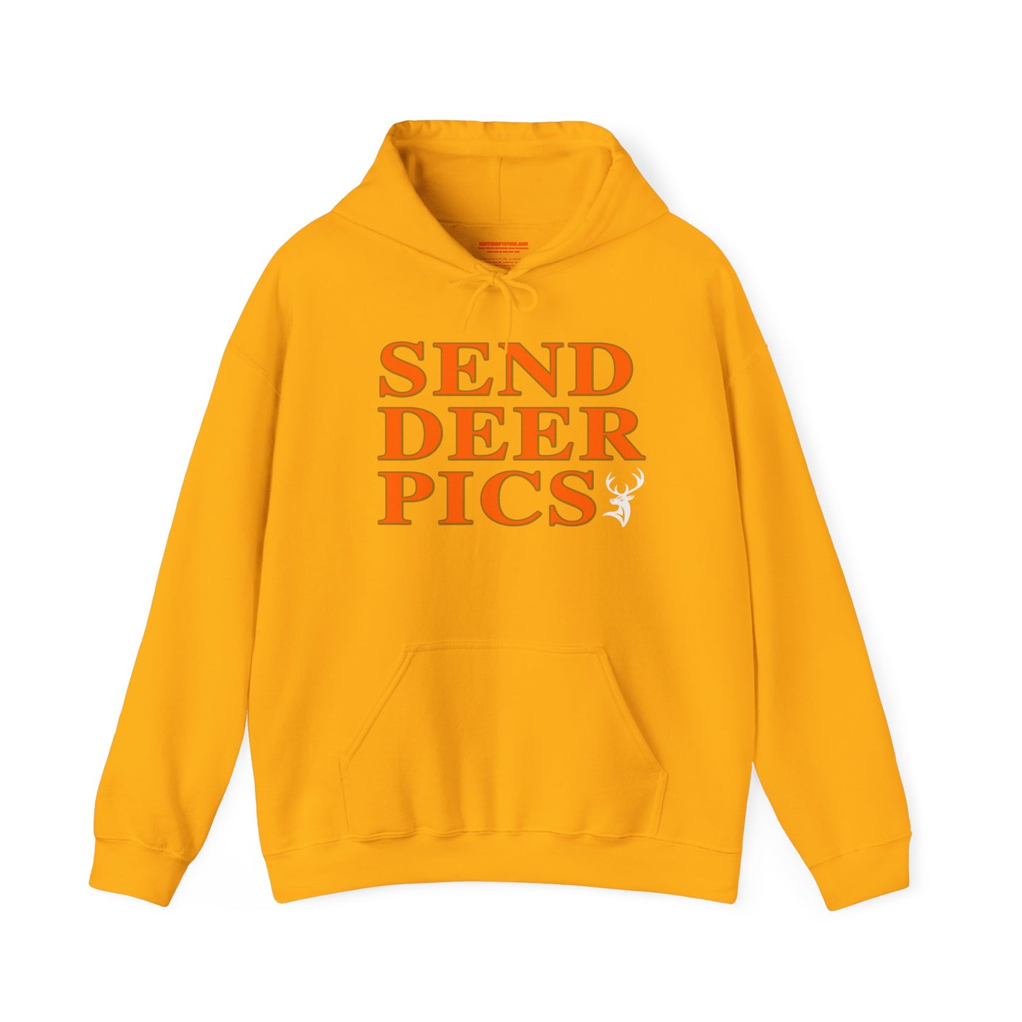 Send Deer Pics Hooded Sweatshirt