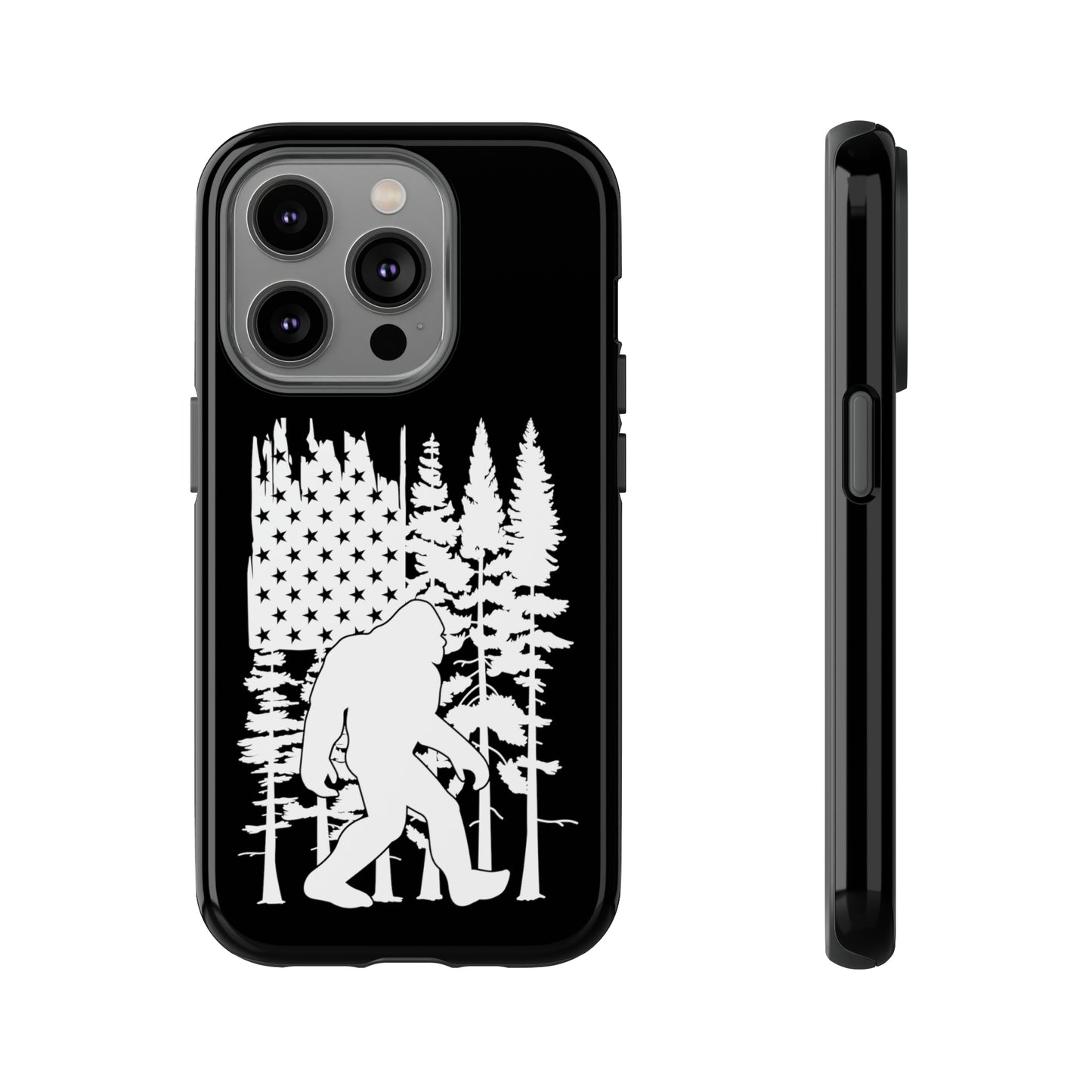 Bigfoot American Flag Phone Case