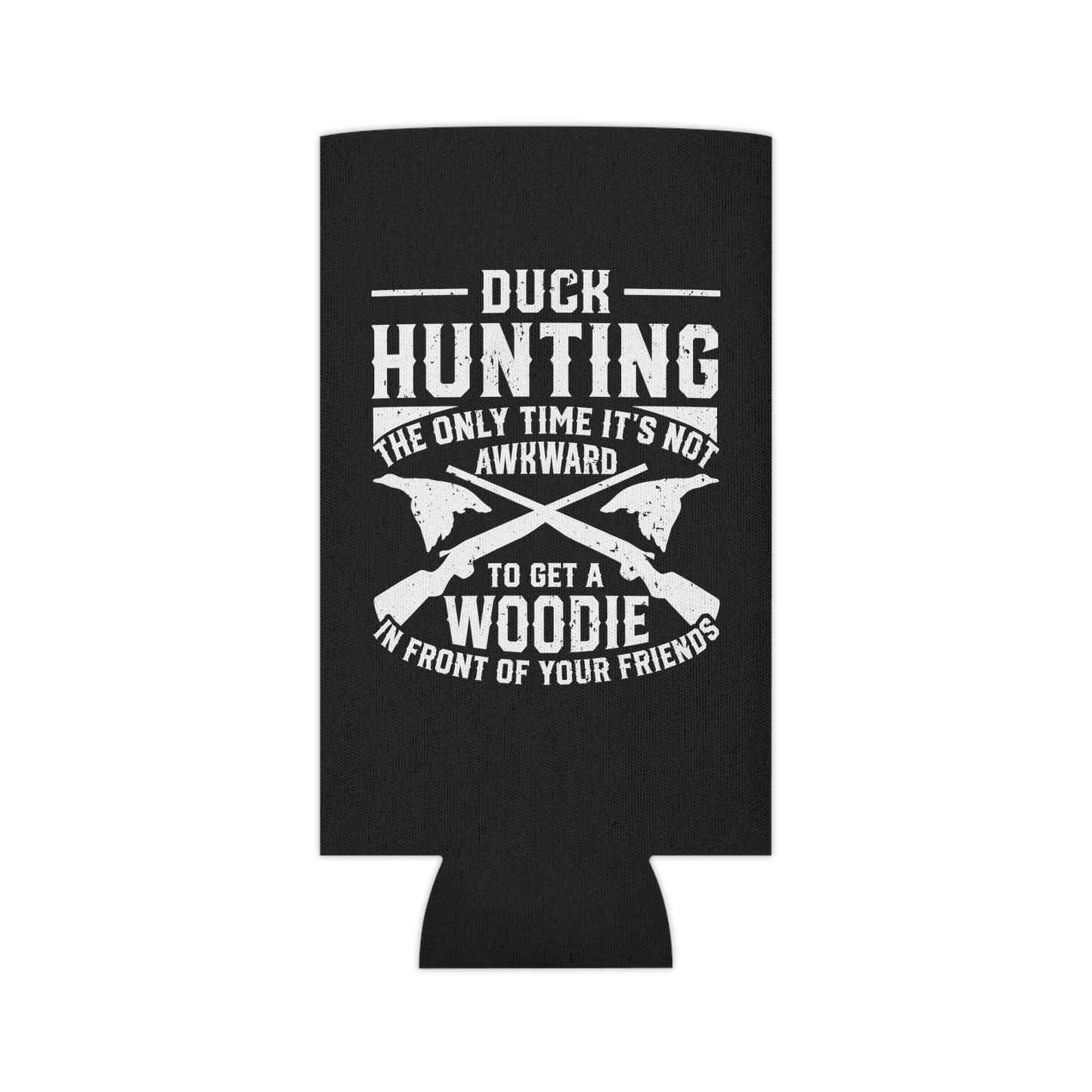 Duck Hunting Funny Can Cooler