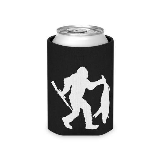 Bigfoot Holding Hog Can Cooler