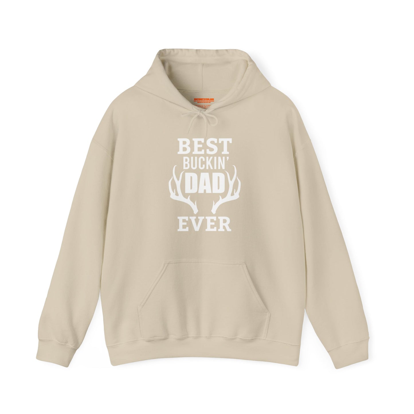 Best Buckng Dad Ever Antler Hooded Sweatshirt