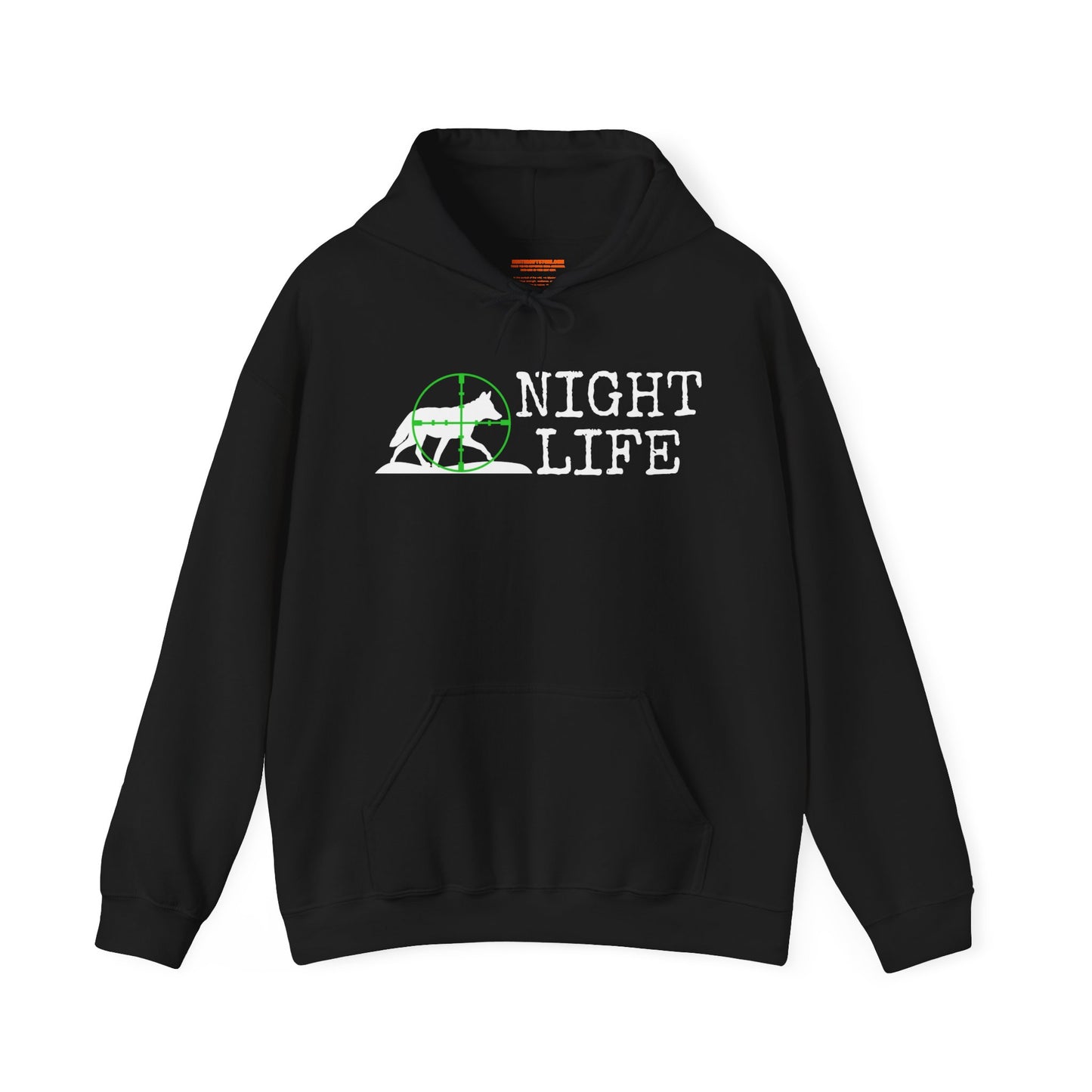 Coyote Night Night Life Green Scope Hooded Sweatshirt