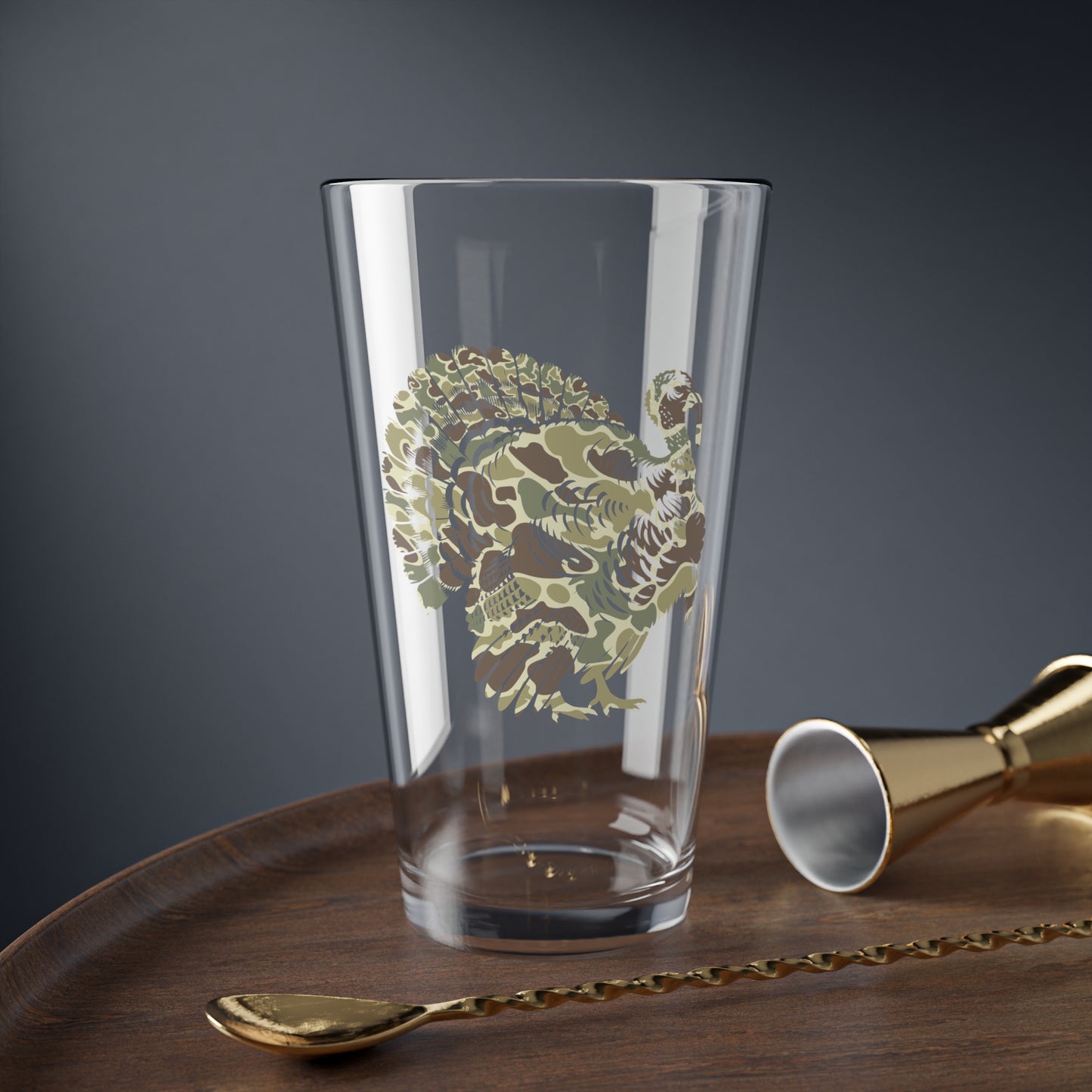 Camo Turkey  Pint Glass