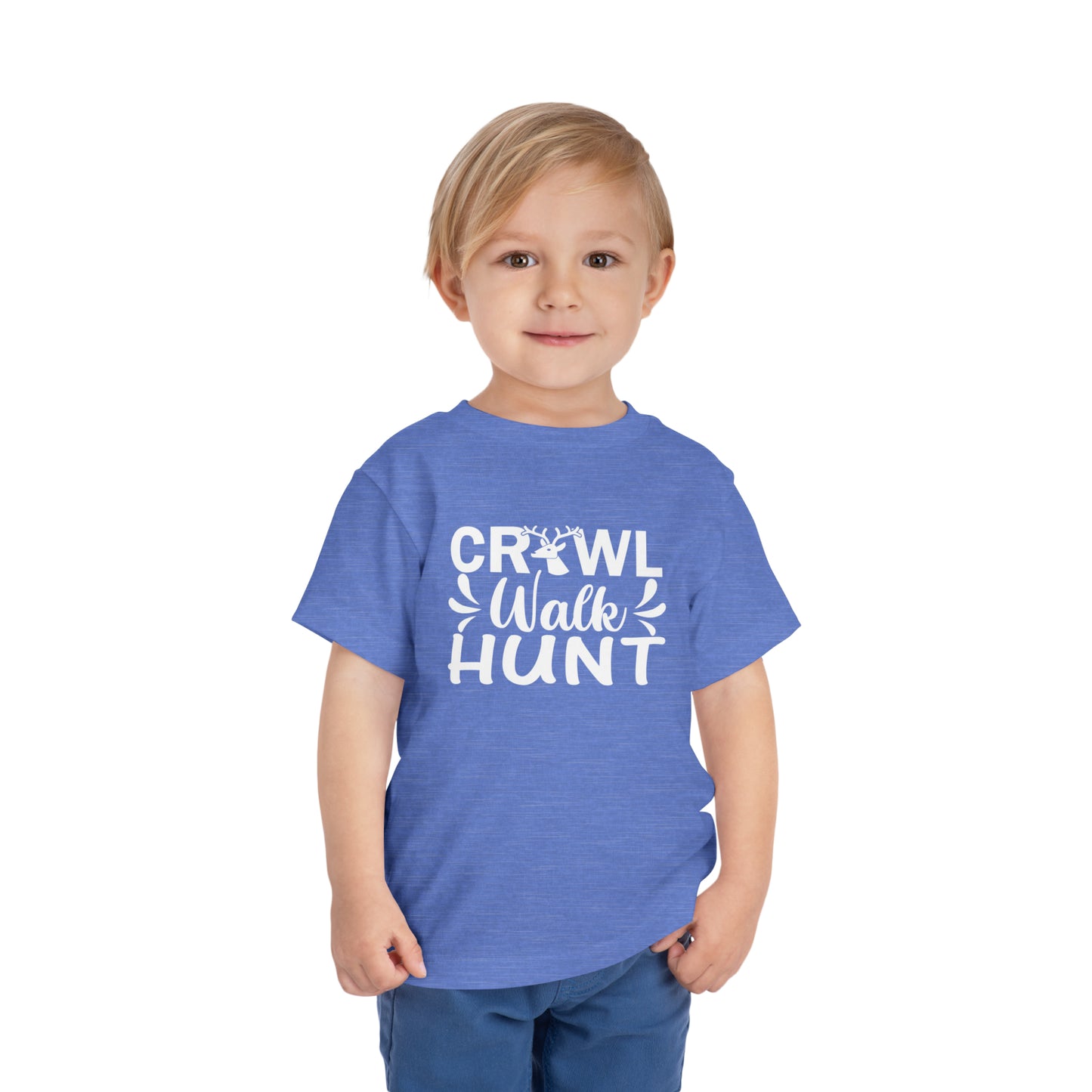 Crawl Walk Hunt Toddler T-Shirt