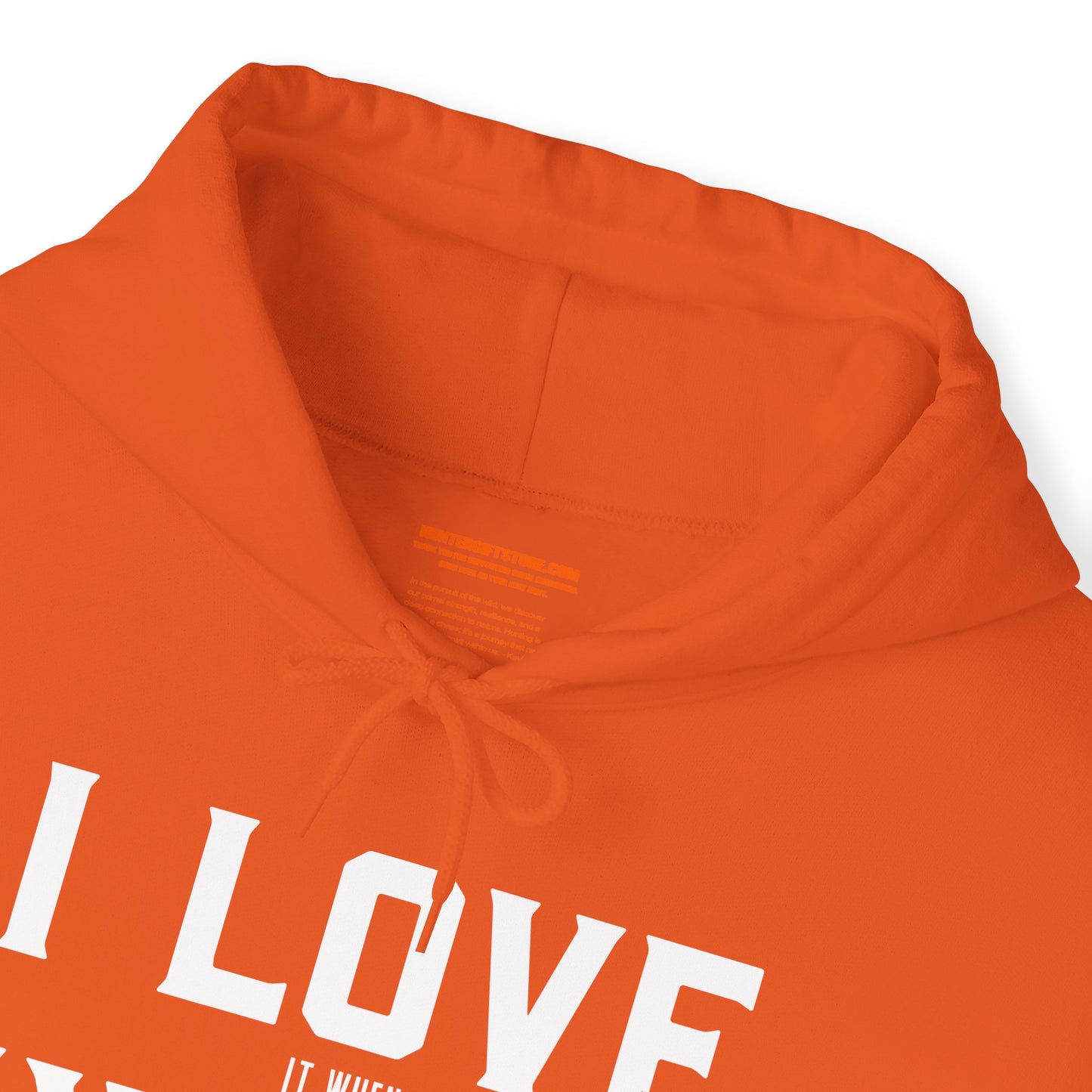 I Love My Wife Hooded Sweatshirt